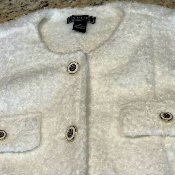 NYC Cream Teddy Jacket - Picture 4 of 6